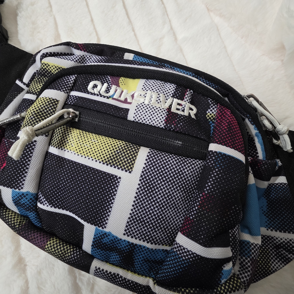 Quick Silver Multicolor Geometric Patterned Belt … - image 2